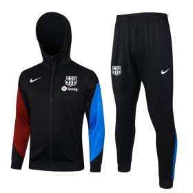 Barcelona Chaqueta De Entrenamiento Con Capucha 2024-25 Negra - Hombre